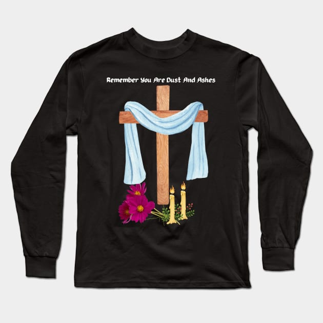 lenten cross tshirts Long Sleeve T-Shirt by smailyd